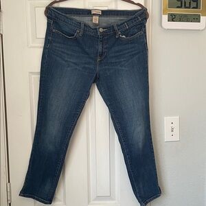 GAP Women's Dark Blue Ankle Jeans